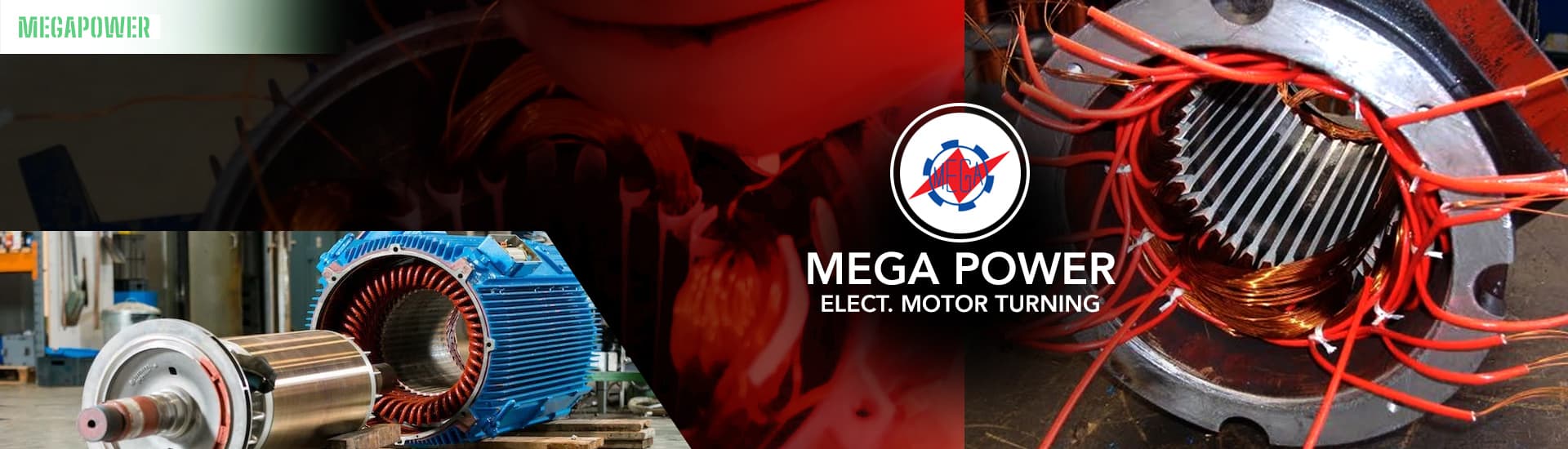 MEGA POWER ELECT. MOTOR TURNING