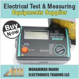 ELECTRICAL TEST AND MEASURING EQUIPMENT SUPPLIER IN UAE