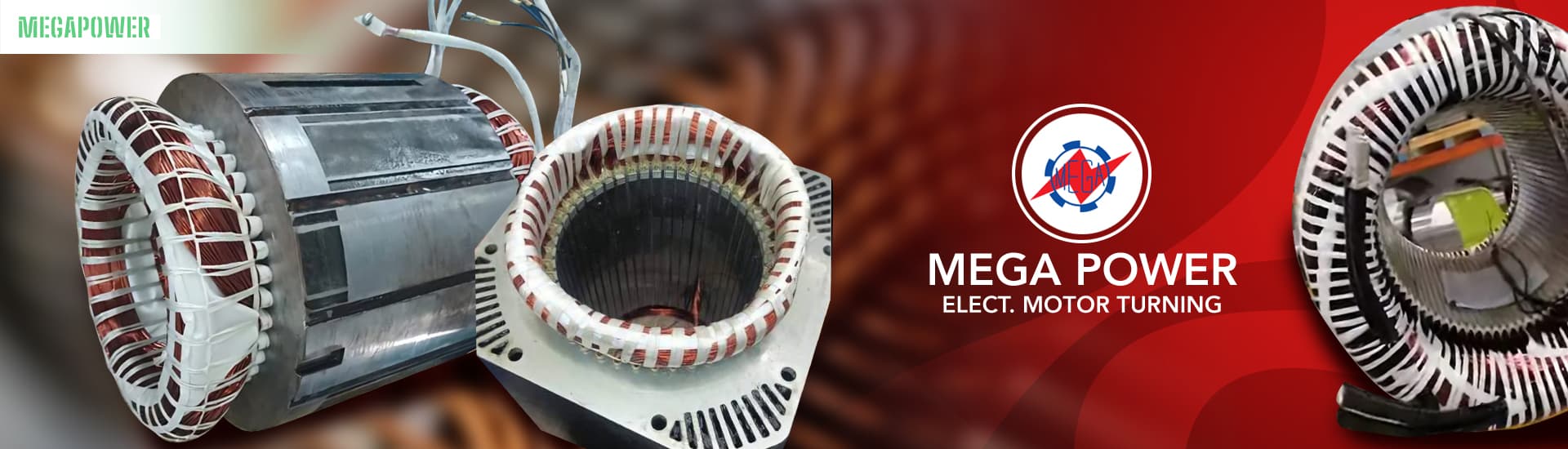 MEGA POWER ELECT. MOTOR TURNING