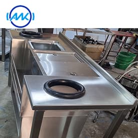 STAINLESS STEEL BAR COUNTER TABLE MANUFACTURER IN UAE