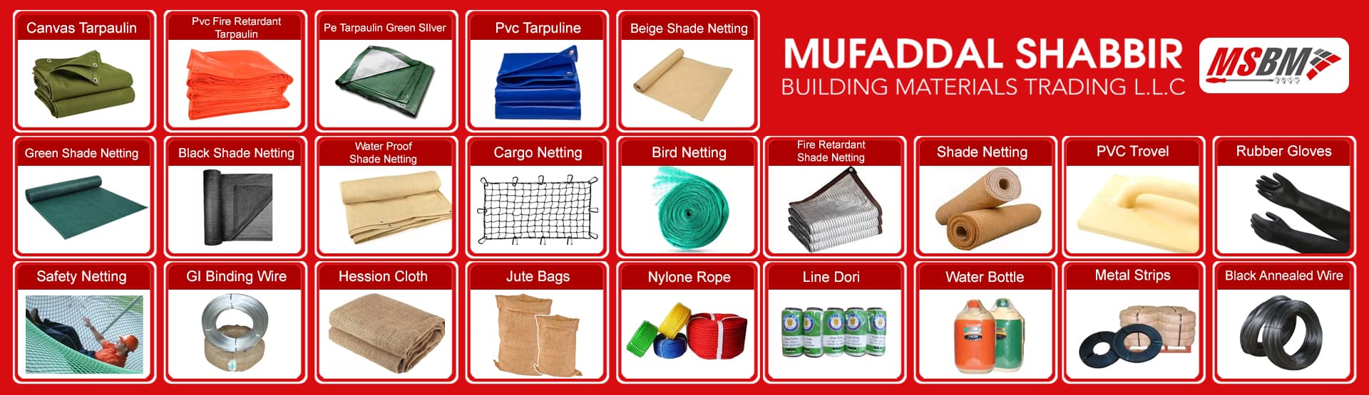 MUFADDAL SHABBIR BUILDING MATERIALS TR LLC