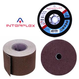 INTERFLEX SANDING DISC, FLAP DISC & EMERY ROLL SUPPLIERS IN UAE