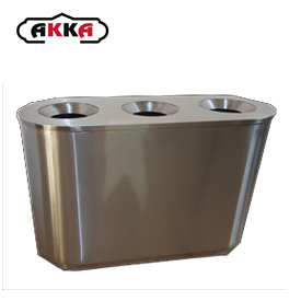 AKKA STAINLESS STEEL  RECYCLING BIN IN UAE