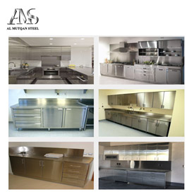STAINLESS STEEL KITCHEN CABINETS & COUNTERS IN UAE