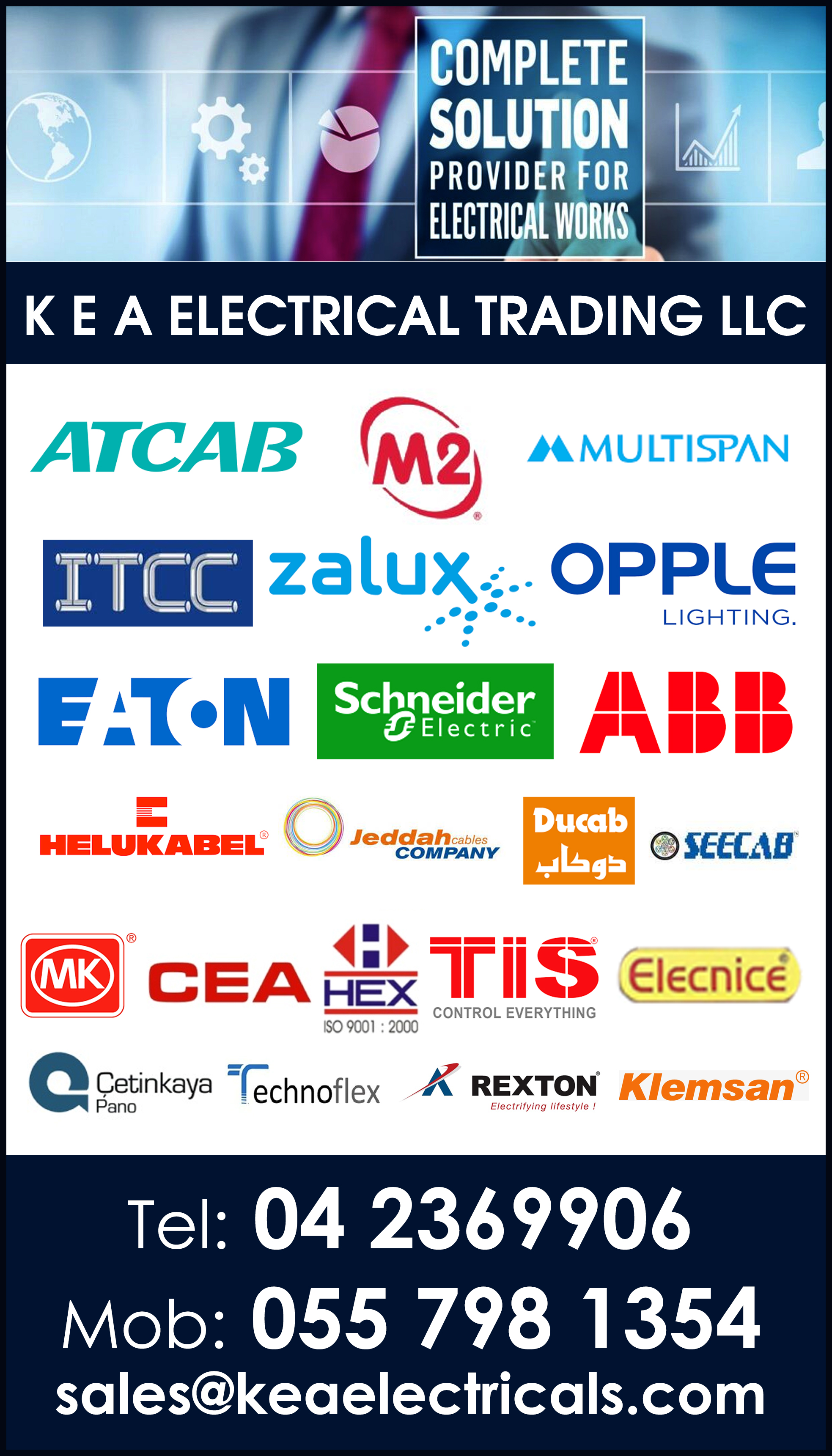 Search for Electrical Equipment and Supplies in UAE Electrical