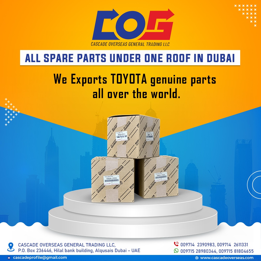 TOYOTA GENUINE PARTS SUPPLIERS IN UAE