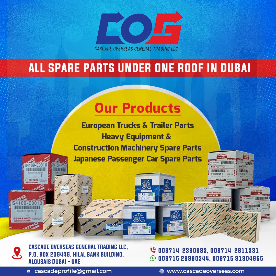 HINO GENUINE PARTS SUPPLIERS IN UAE