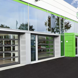 FULLY GLAZED SECTIONAL OVERHEAD DOOR SUPPLIERS IN UAE