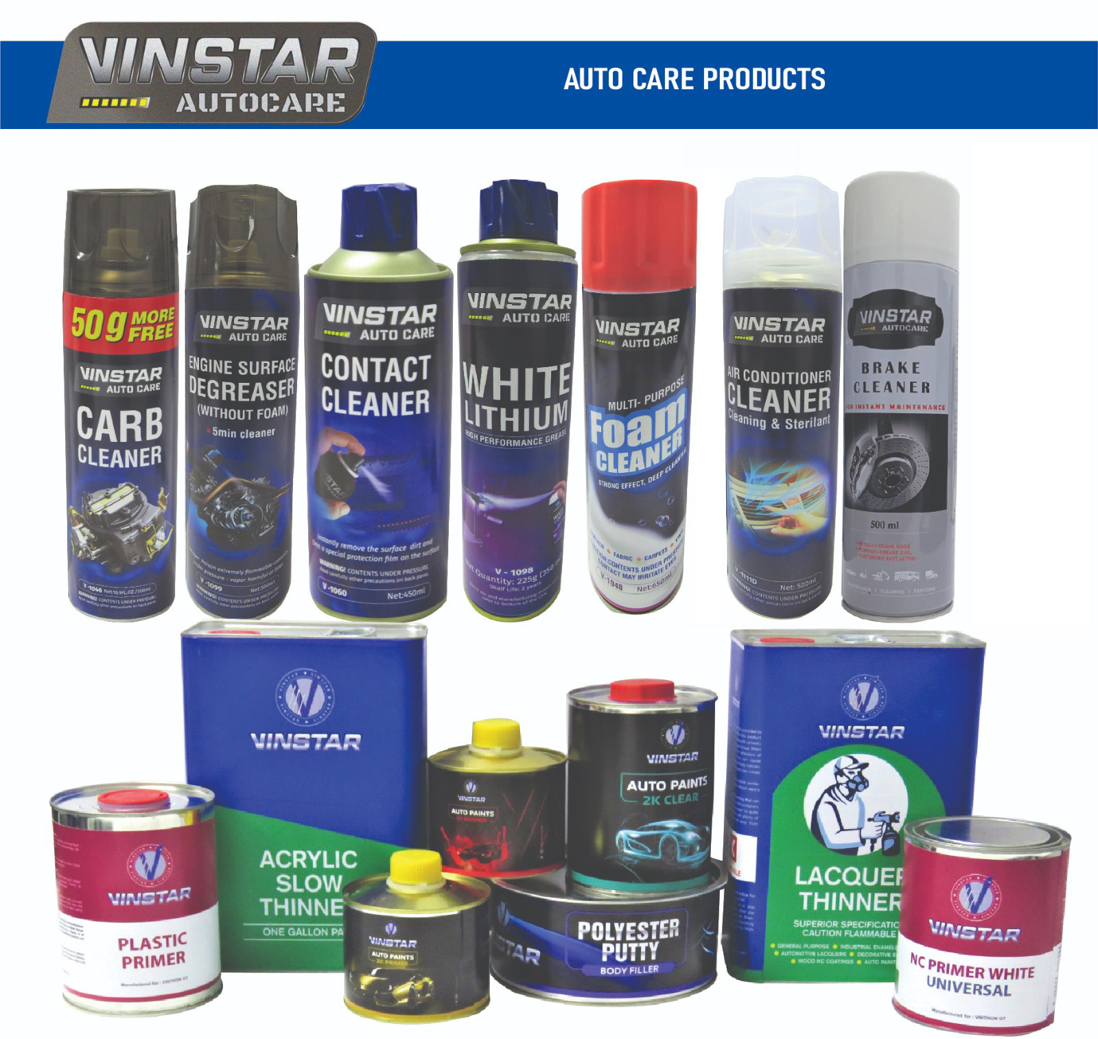 VINSTAR AUTO CARE PRODUCTS SUPPLIERS IN UAE
