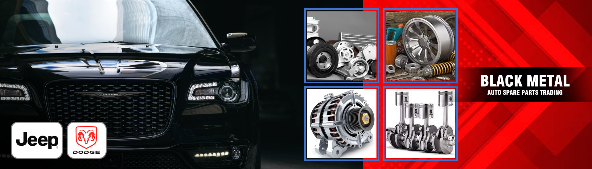 BLACK METAL AUTO SPARE PARTS TRADING